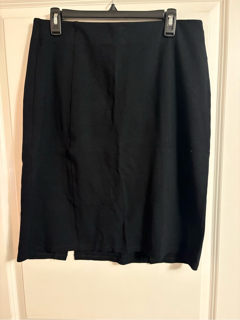 Cato Black Women's Stretchy Knit Pencil Skirt